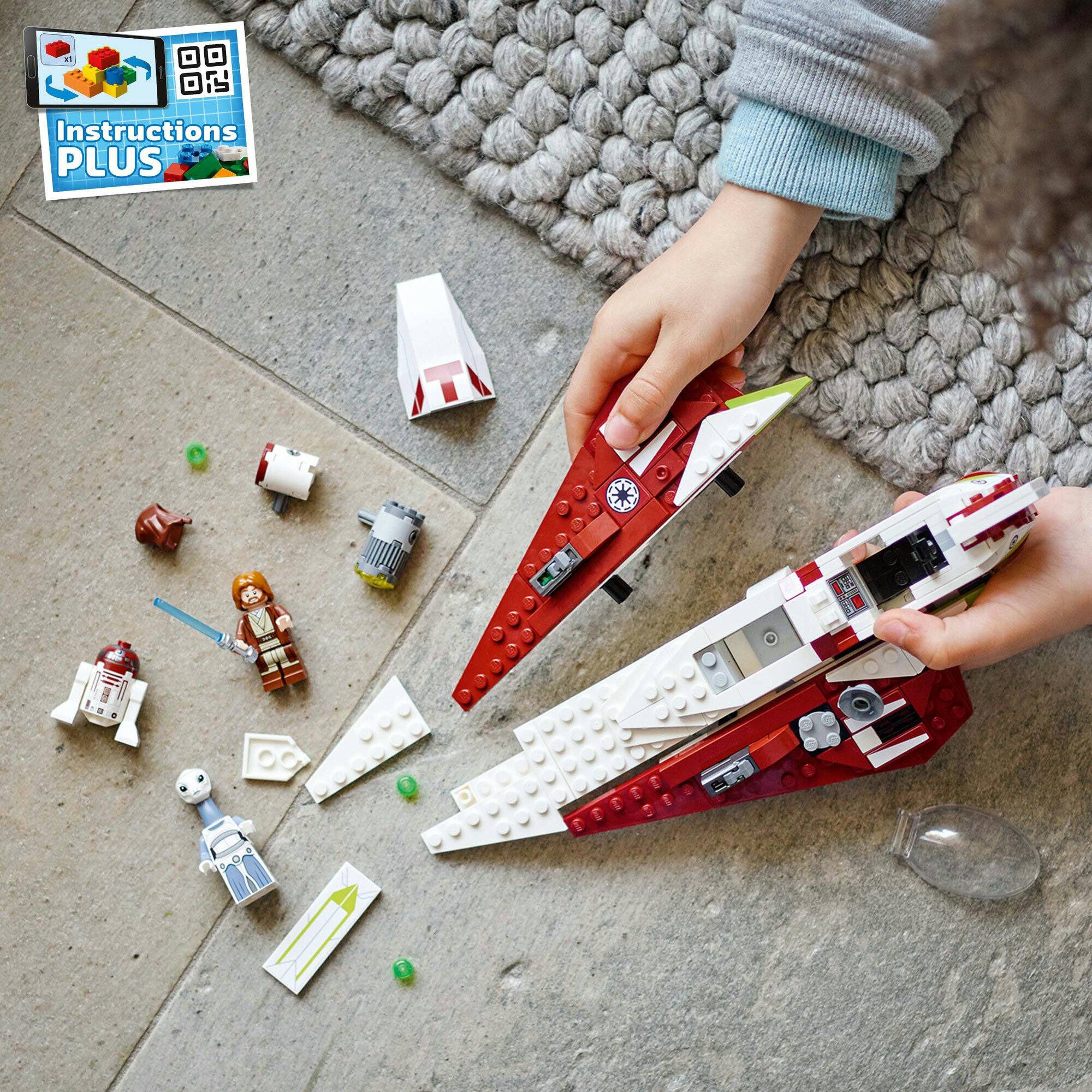 LEGO® Star Wars™ Obi-Wan Kenobi’s Jedi Starfighter™ 75333 Building Kit (282 Pieces)